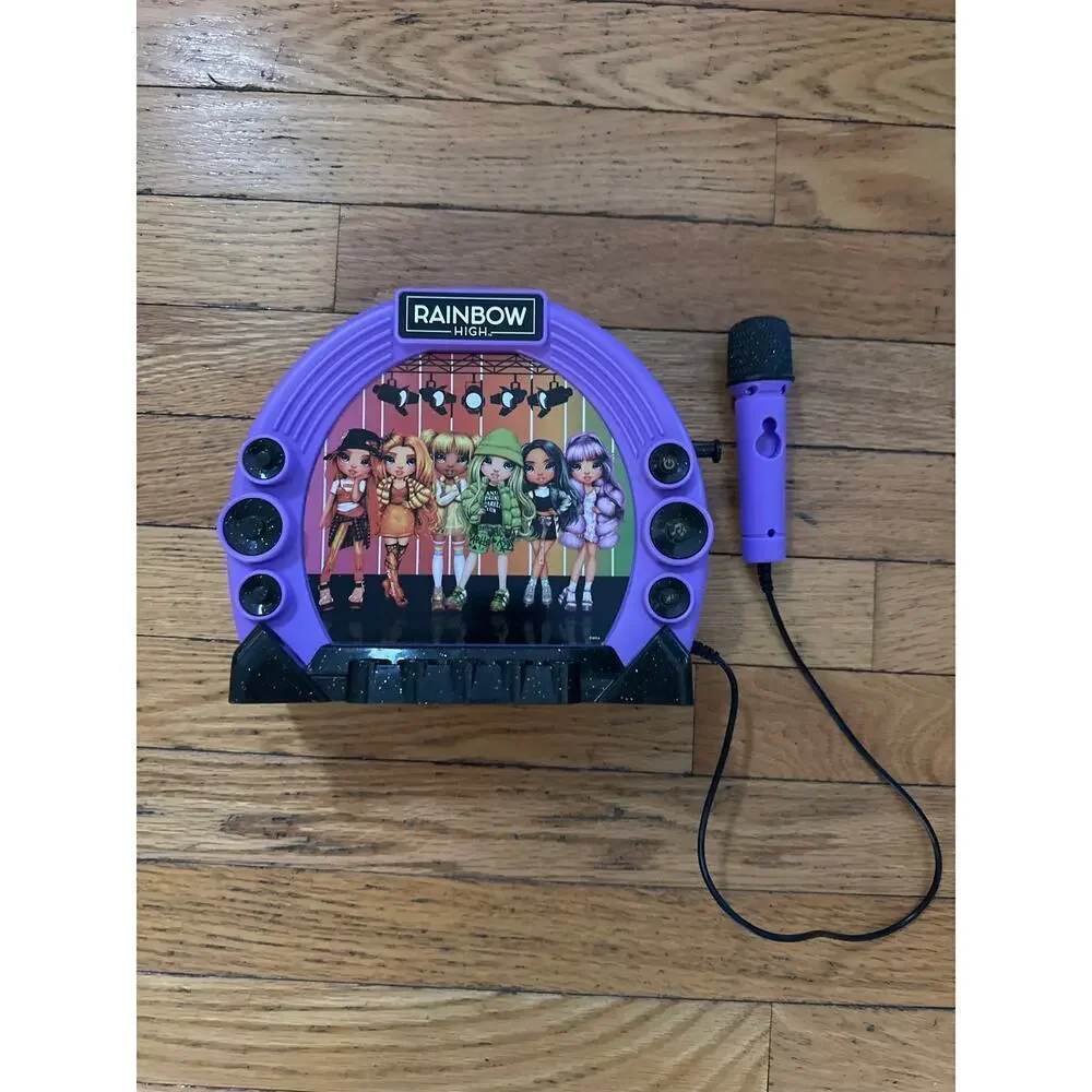 Rainbow High Sing Along Boombox with Microphone
